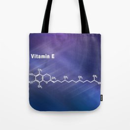 Vitamin E, Structural chemical formula Tote Bag