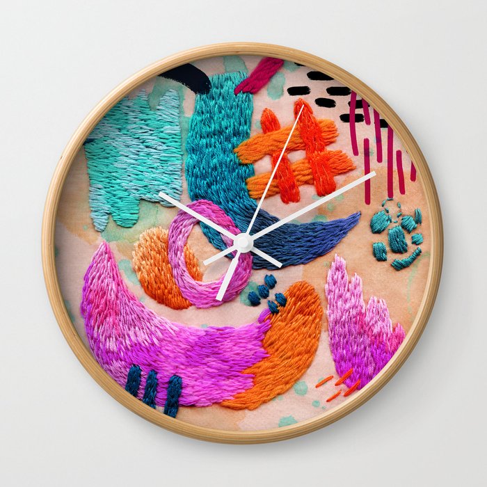 embroidery clock