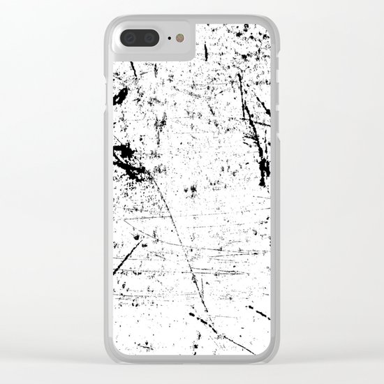 Scattered mind Clear iPhone Case