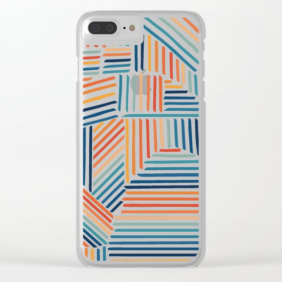 Strypes Clear iPhone Case