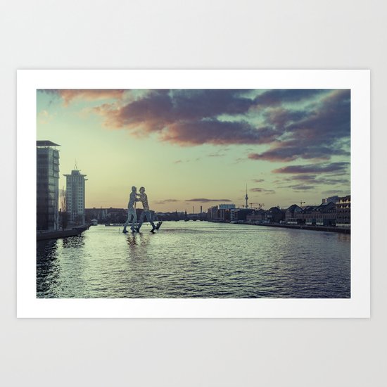 Molecule Man Art Print