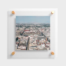 Mexico Photography - Mexico City Seen From Above Floating Acrylic Print