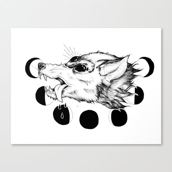 Hellhound Canvas Print