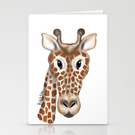 Giraffe Stationery Cards
