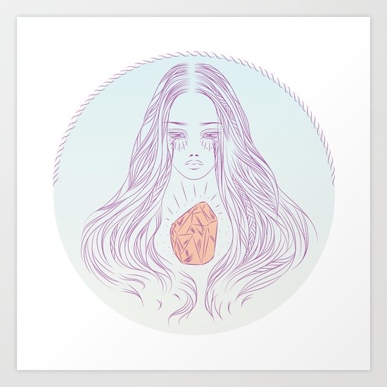 Undine Art Print