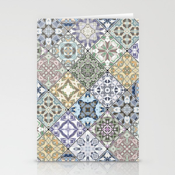 Mediterranean Decorative Tile Print XI Stationery Cards
