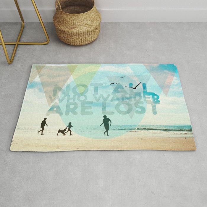 NOT ALL WHO WANDER ARE LOST Rug