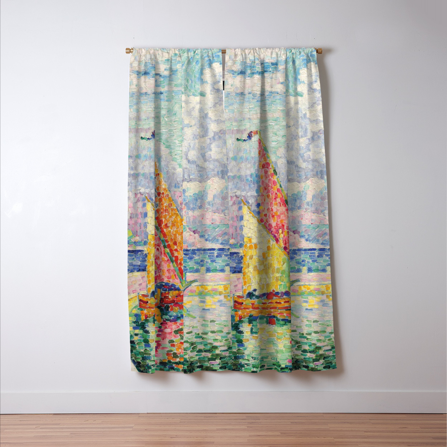 Paul Signac Le Musior Port D Antibes Blackout Curtain By Alexandra Arts Society6 Paul Signac Le Musior Port D Antibes