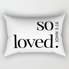 So Loved Rectangular Pillow