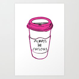 Coffee And Wisdom Art Print