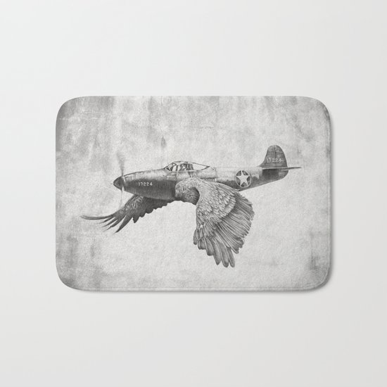 In which it's a bird. It's a plane. Bath Mat