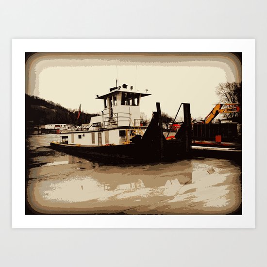 Tugboat II Art Print