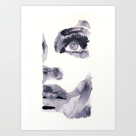 Epiphany - ink wash Art Print
