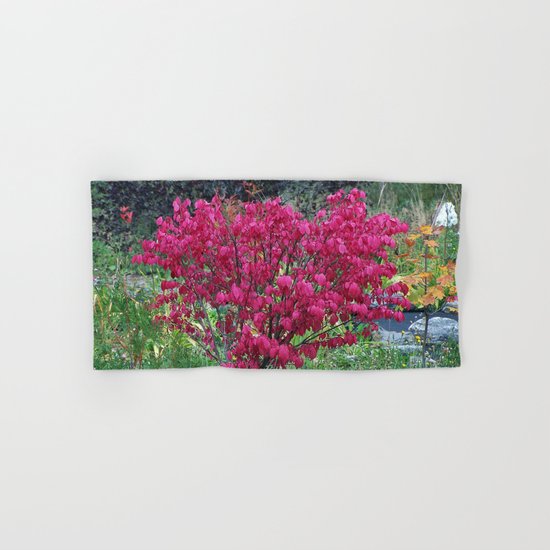 Red Bush Hand & Bath Towel