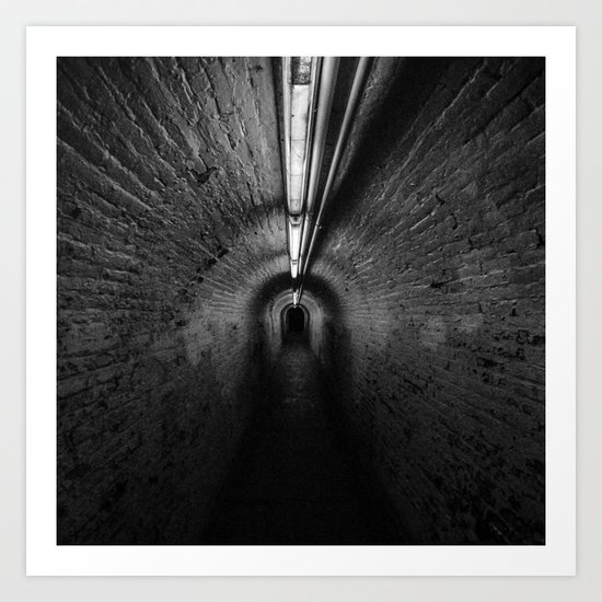 P Tunnel Art Print