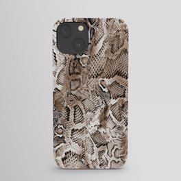 Tan Snakeskin  iPhone Case