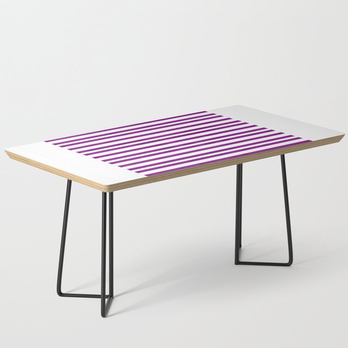 Type Stripes (Purple) Coffee Table