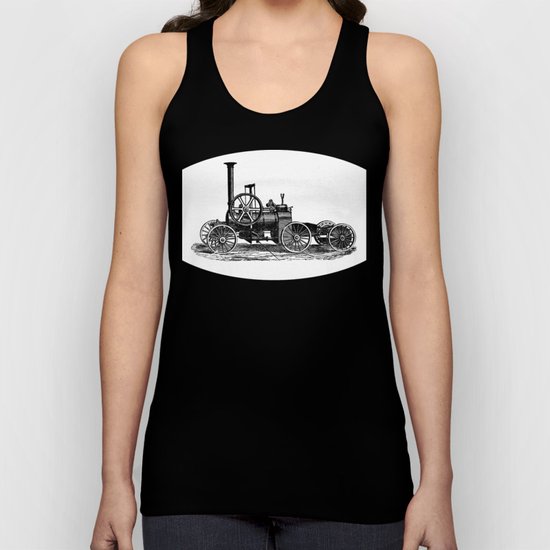 Steam car Unisex Tank Top