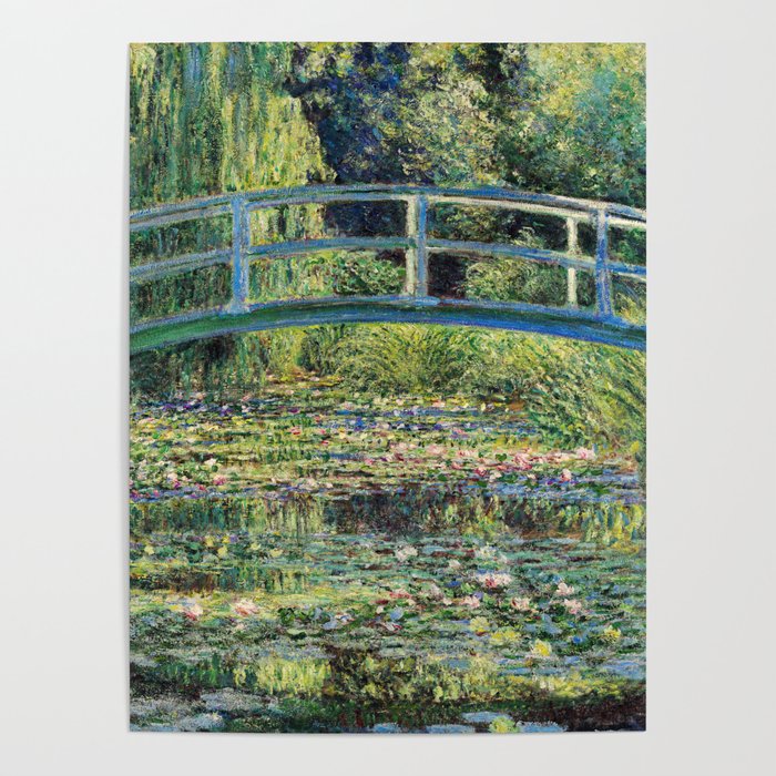 Claude Monet - The Water Lily Pond and the Japanese Bridge Poster