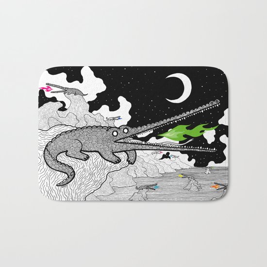 Crocodiles Bath Mat