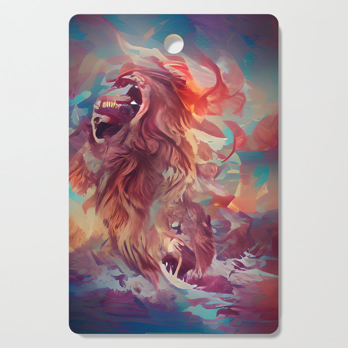 Fearless Lion Cutting Board