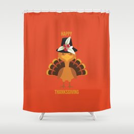 Happy Thanksgiving Shower Curtain