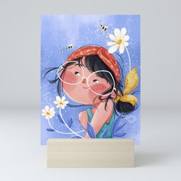 Daisy Girl Mini Art Print