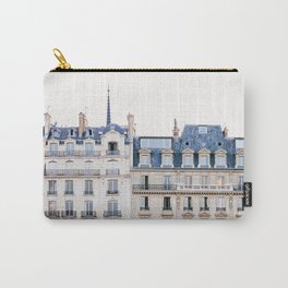 Tres Paris - Travel, Architecture Photography Carry-All Pouch | Color, France, Digital, Photo, Architecture, Parisphotography, Home, Windows, Travelphotography, French 