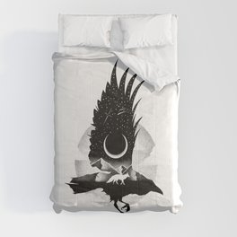 THE RAVEN AND THE FOX Comforter