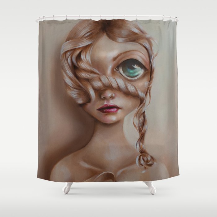 Miss Vanilla Shower Curtain
