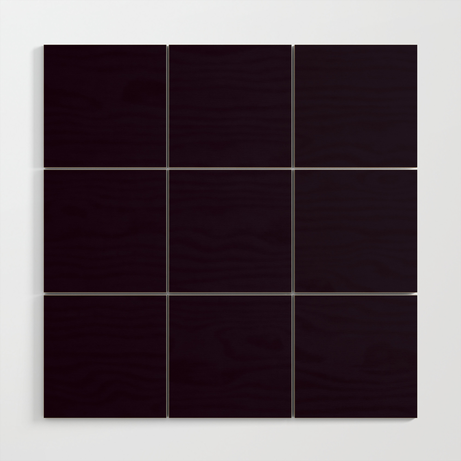 Simply Deep Eggplant Purple Wood Wall Art By Followmeinstead Society6