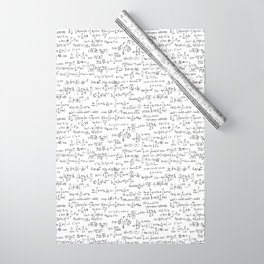 Math Equations Wrapping Paper