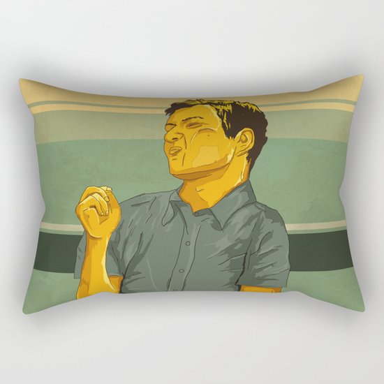 stuck in a moment Rectangular Pillow