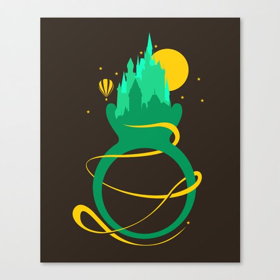 Emerald Ring Canvas Print