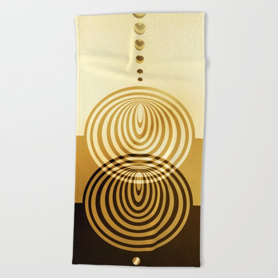 Mirror Touch Sense Beach Towel