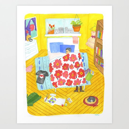 Perfect Bedroom Art Print