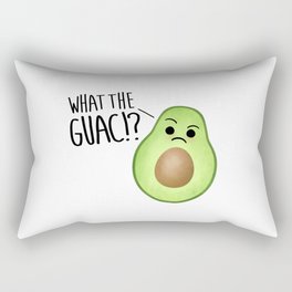 What The Guac - Avocado Rectangular Pillow
