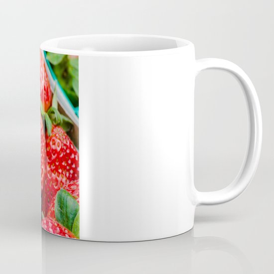 Big red juicy strawberry Coffee Mug by Michael Moriarty ... My current favorite coffee is the mint au lait!