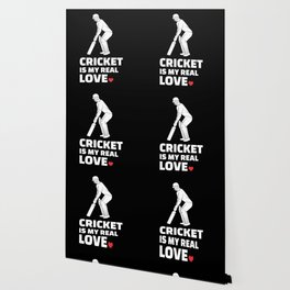 I love cricket Stylish cricket silhouette design for all cricket lovers. Wallpaper
