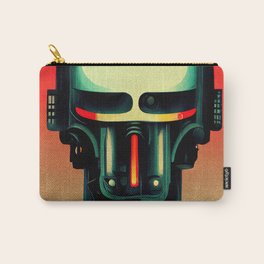 Retro-Futurist Robot Carry-All Pouch