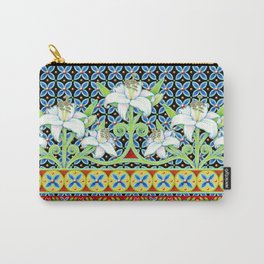 Elizabethan Folkloric Lily Carry-All Pouch