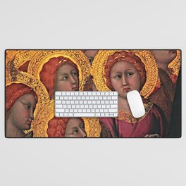 Group of Angels Medieval Art, Orvieto Cathedral, Italy Desk Mat