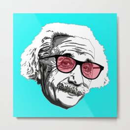 Einstein in summer Metal Print