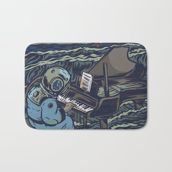 Symphony Of The Rising Tide Bath Mat