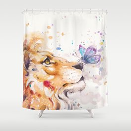 Finn's Lion Shower Curtain