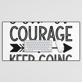 Mental Health I Have The Courage Anxiety Anxie Desk Mat