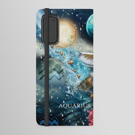 Aquarius, The Waterbearer Android Wallet Case