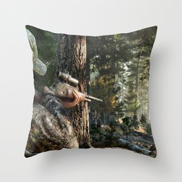 Hunting Throw Pillow