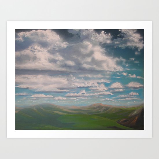 Endless sky Art Print