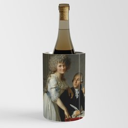 Jacques-Louis David  - Portrait of Antoine-Laurent de Lavoisier and Marie-Anne Pierrette Paulze Wine Chiller
